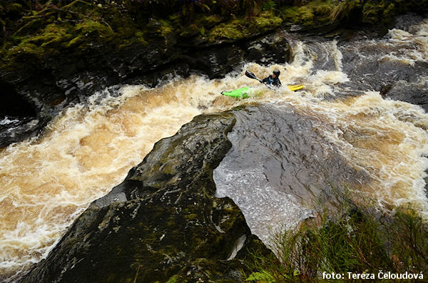 Soutěska na Cur river