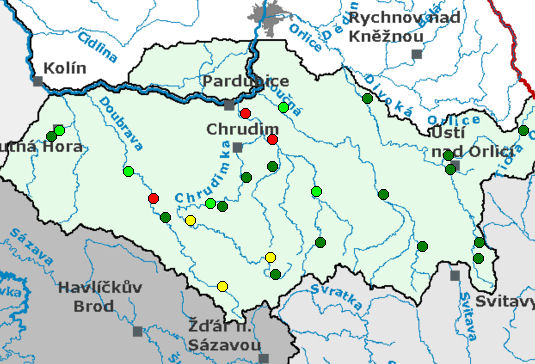 Kolečka na vodočtech Kolečka na vodočtech