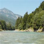 Grossache pod Erpfendorfem 08/2025, 23 m3/s Hutte