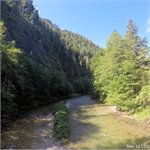 Most Prolesbrücke na začátku Salza schlucht