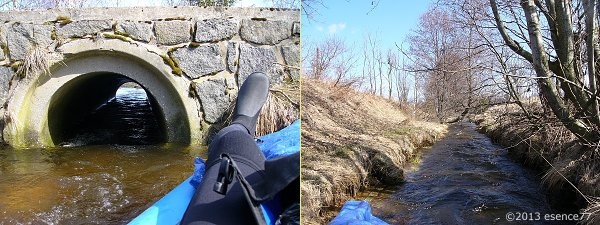 můstek na Kocandě a zregulovaný úsek nad Herálcem můstek na Kocandě a zregulovaný úsek nad Herálcem