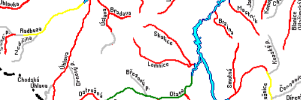 Mapa sjízdnosti