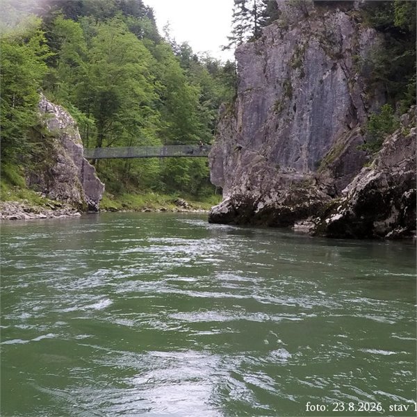 Kössener Ache v úseku Entenlochklamm